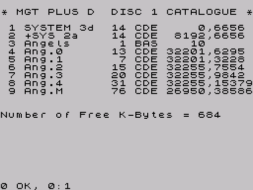 Disk directory · first screen · Fuse