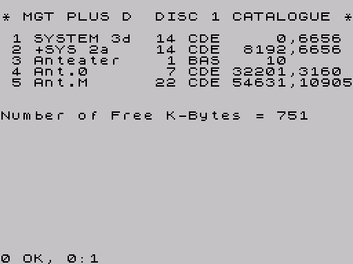 Disk directory · first screen · Fuse