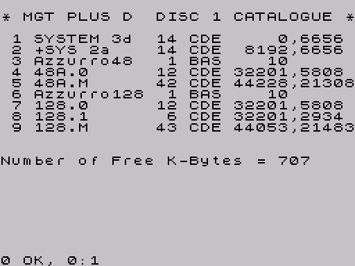 Disk directory · first screen · Fuse