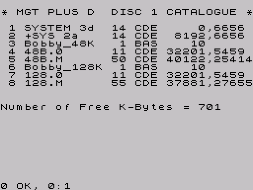 Disk directory · first screen · Fuse