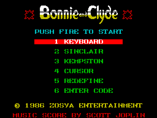 Bonnie & Clyde · original screen · Fuse