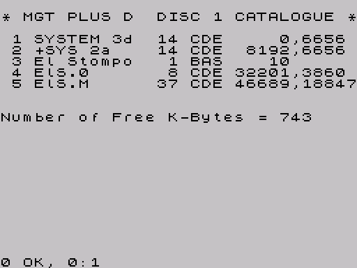 Disk directory · first screen · Fuse