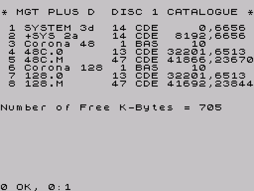 Disk directory · first screen · Fuse