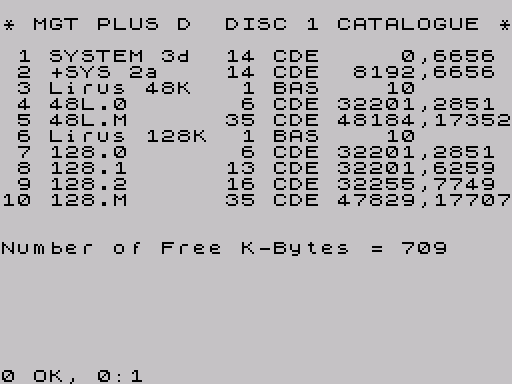 Disk directory · first screen · Fuse