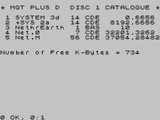 Disk directory · first screen · Fuse