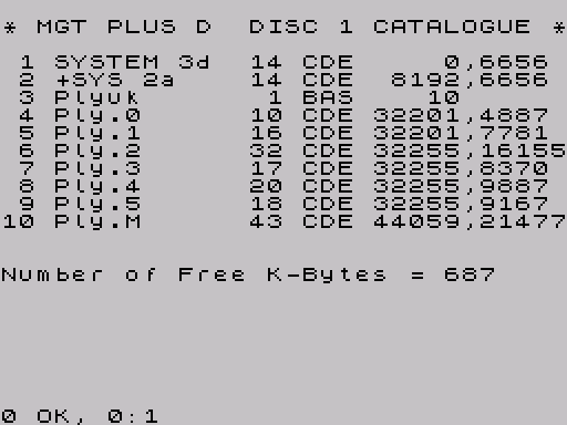 Disk directory · first screen · Fuse