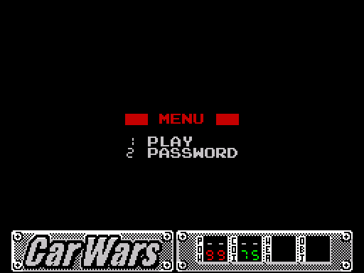 CARWARS · schermata originale · Fuse