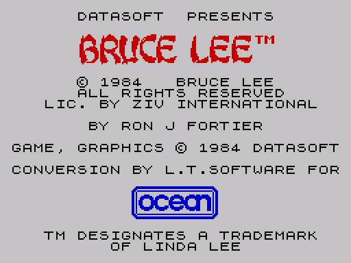 Bruce Lee · schermata originale · Fuse