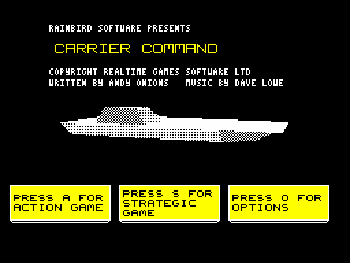 Carrier Command · original screen · Fuse