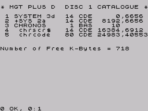 Disk directory · first screen · Fuse