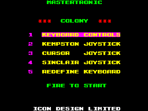 Colony · original screen · Fuse