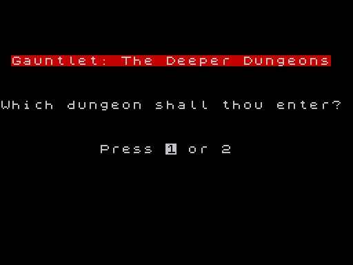 Gauntlet  The Deeper Dungeons