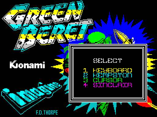 Green Beret · schermata originale · Fuse