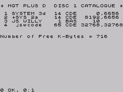 Disk directory · first screen · Fuse