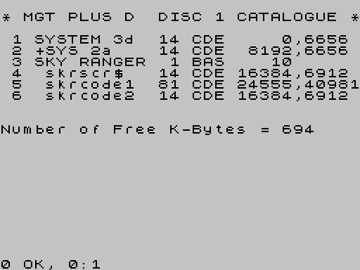 Disk directory · first screen · Fuse