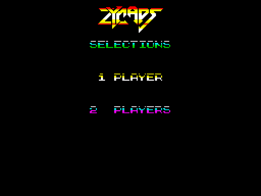Zynaps · schermata originale · Fuse
