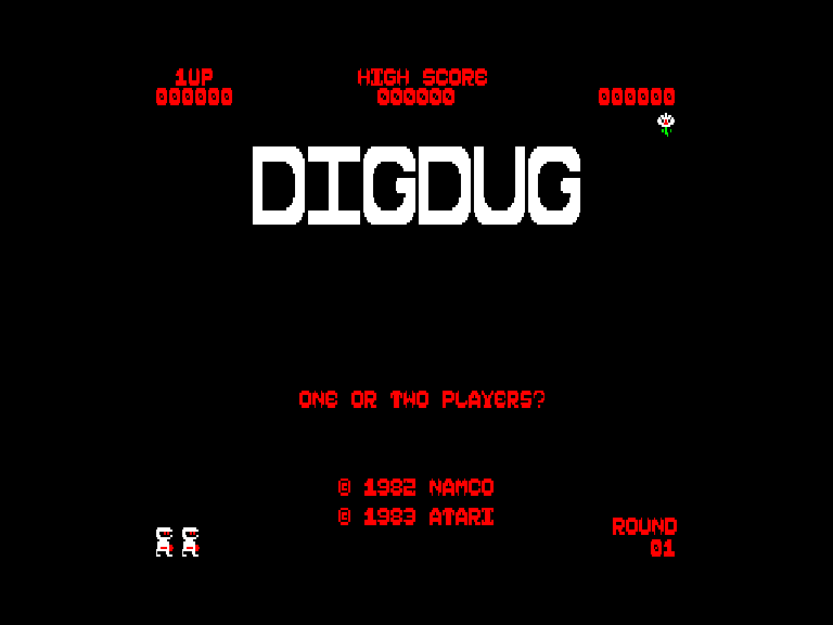 Dig Dug — Sinclair QL