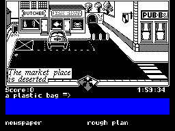 Encounter — el mercado, ZX Spectrum 128K