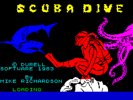 SCUBA DIVE — schermata originale