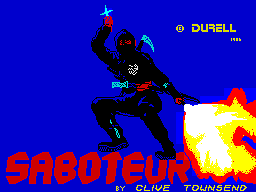 SABOTEUR — schermata originale