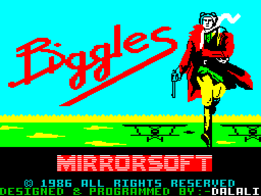 BIGGLES 1 — schermata originale