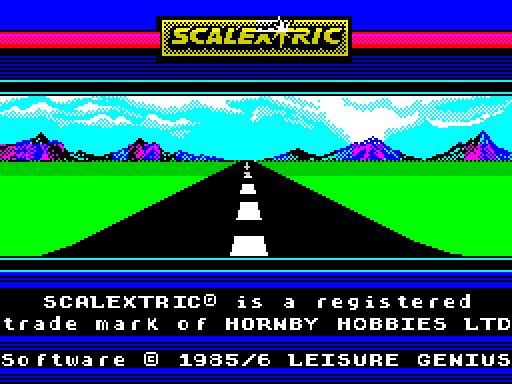 SCALEXTRIC — schermata originale
