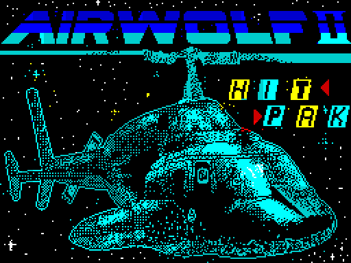 AIRWOLF II — original screen