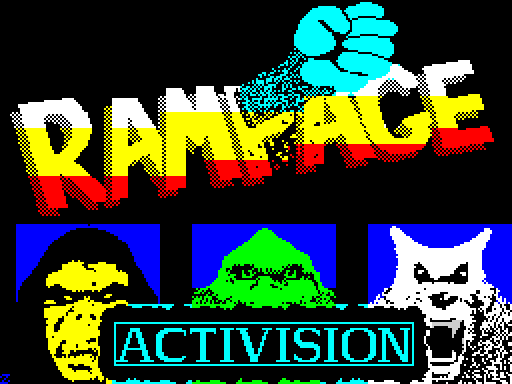 RAMPAGE — original screen