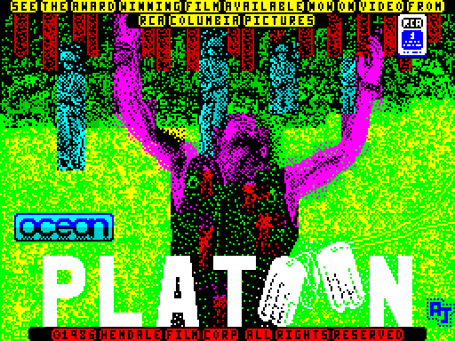 PLATOON — original screen