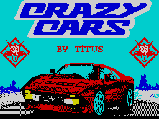 CRAZY CARS — original screen