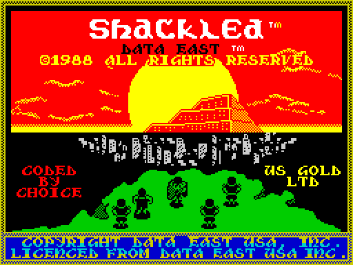 SHACKLED — original screen