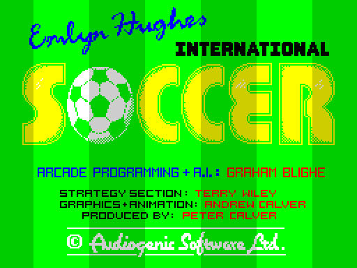 E.H.SOCCER — original screen