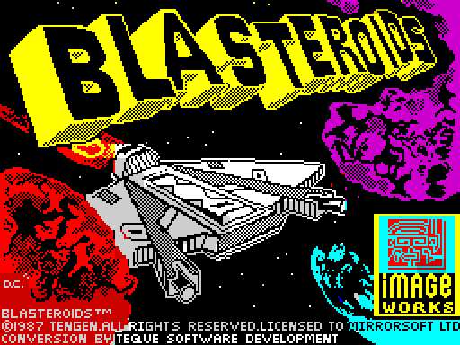 BLASTEROID — original screen