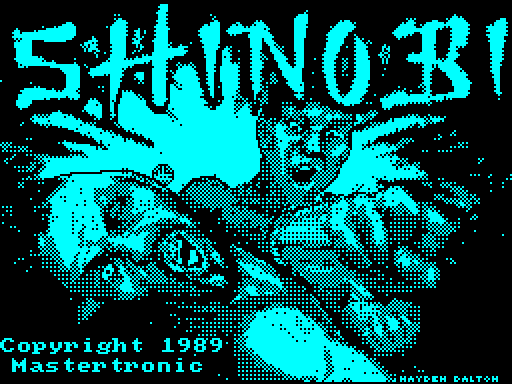 SHINOBI — original screen