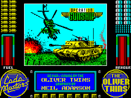 OP.GUNSHIP — original screen