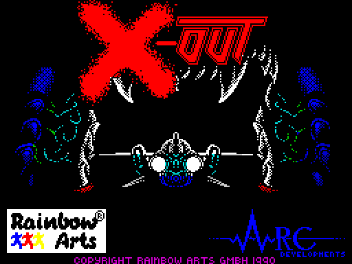 X-OUT — original screen