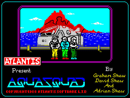 AQUASQUAD — original screen