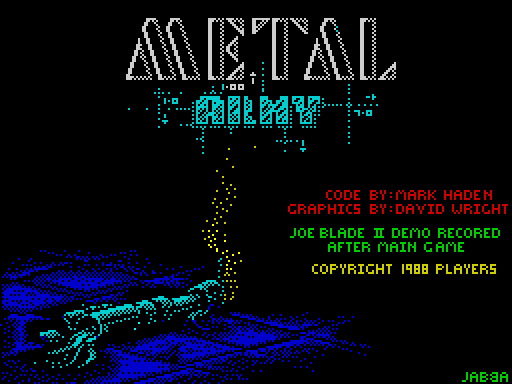 METAL ARMY — original screen