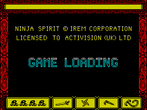 NINJA SPRT — original screen