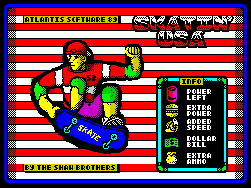 SKATIN'USA — original screen