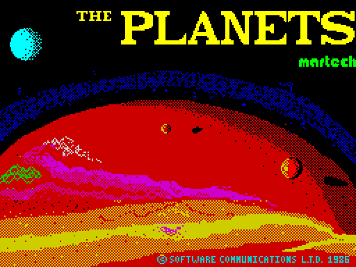 PLANETS — original screen