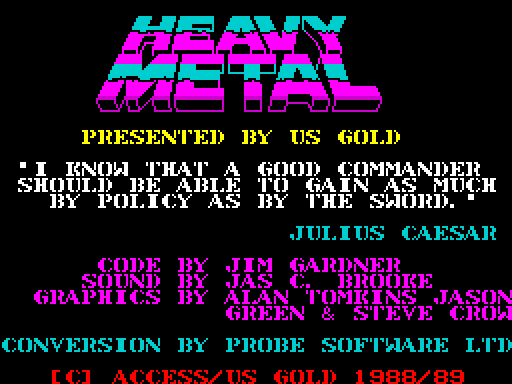 HEAVYMETAL — original screen