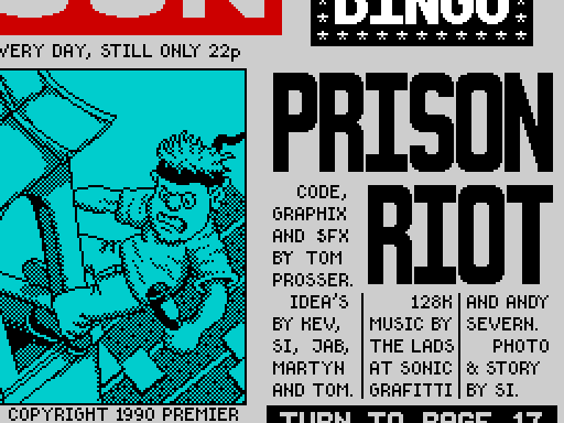 PRISONRIOT — original screen