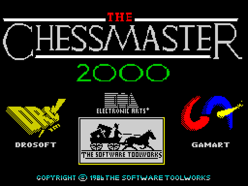 CHESS 2000 — original screen