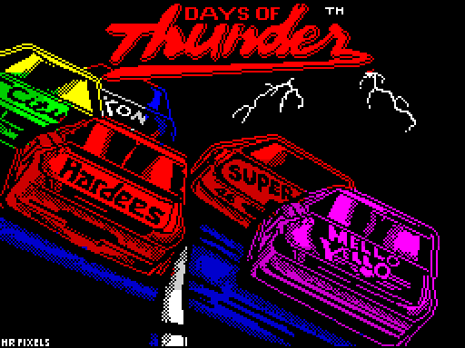 DAYS THUND — original screen