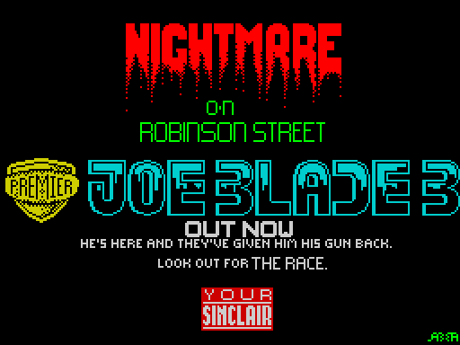 NIGHTMARE — original screen