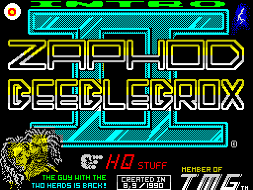 ZAPHOD II — original screen