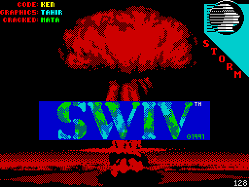 SWIV 128 — original screen