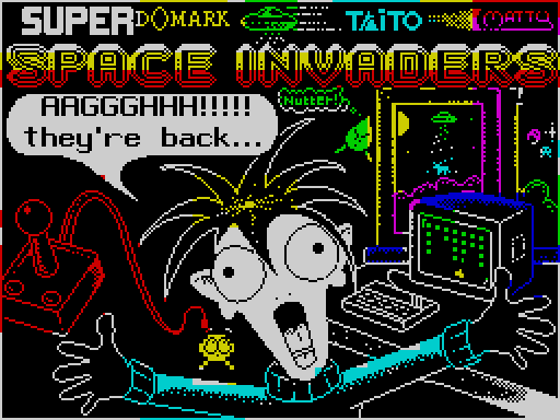 S.INVADERS — original screen