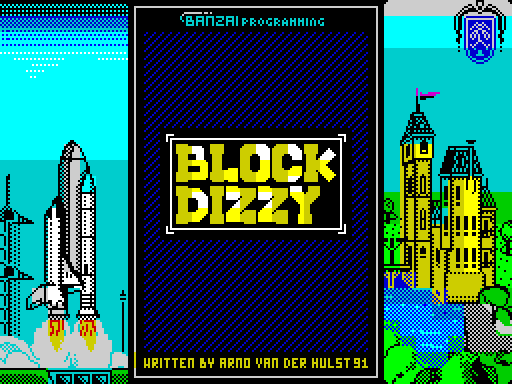 BLOCKDIZZY — original screen